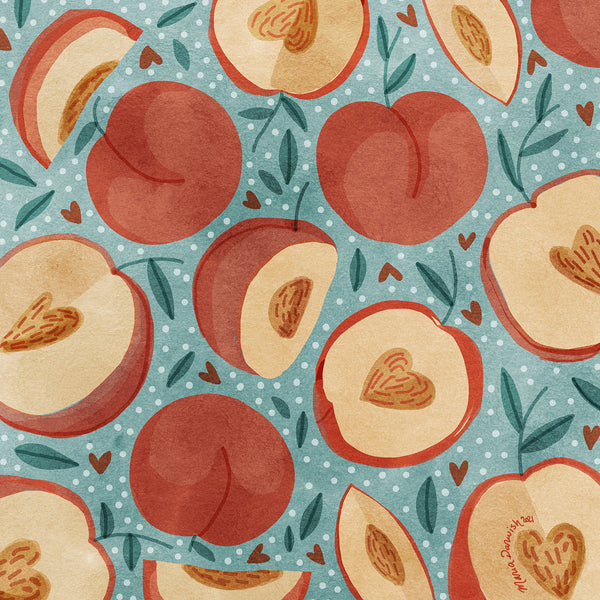 peach heart