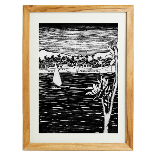 egypt in monochrome set of 6