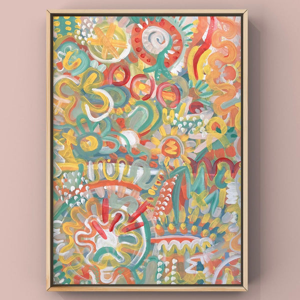 joyful abstract